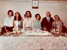Bodas de Prata, Cida e Paulo Pascali com os filhos e a mãe de Paulo, 1979